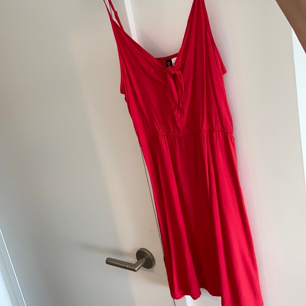 H & M red summer dress
